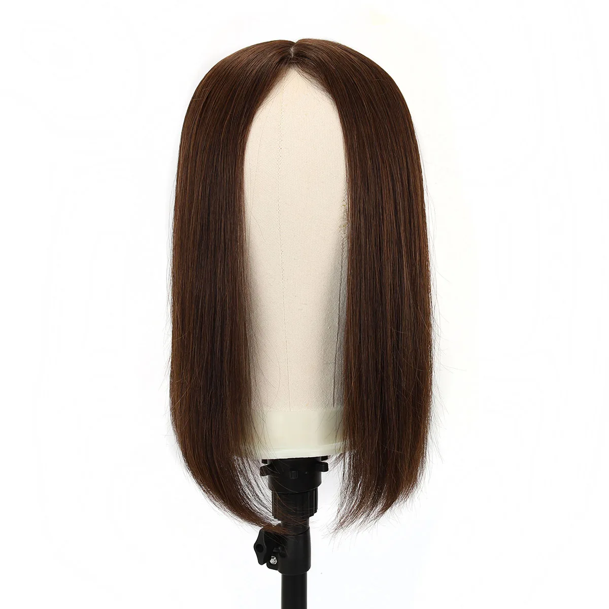 TP29-5.5x6.5 Topper rambut sutra Top 16 "Topper rambut alami prostesis rambut wanita Cina kutikula Remy rambut manusia