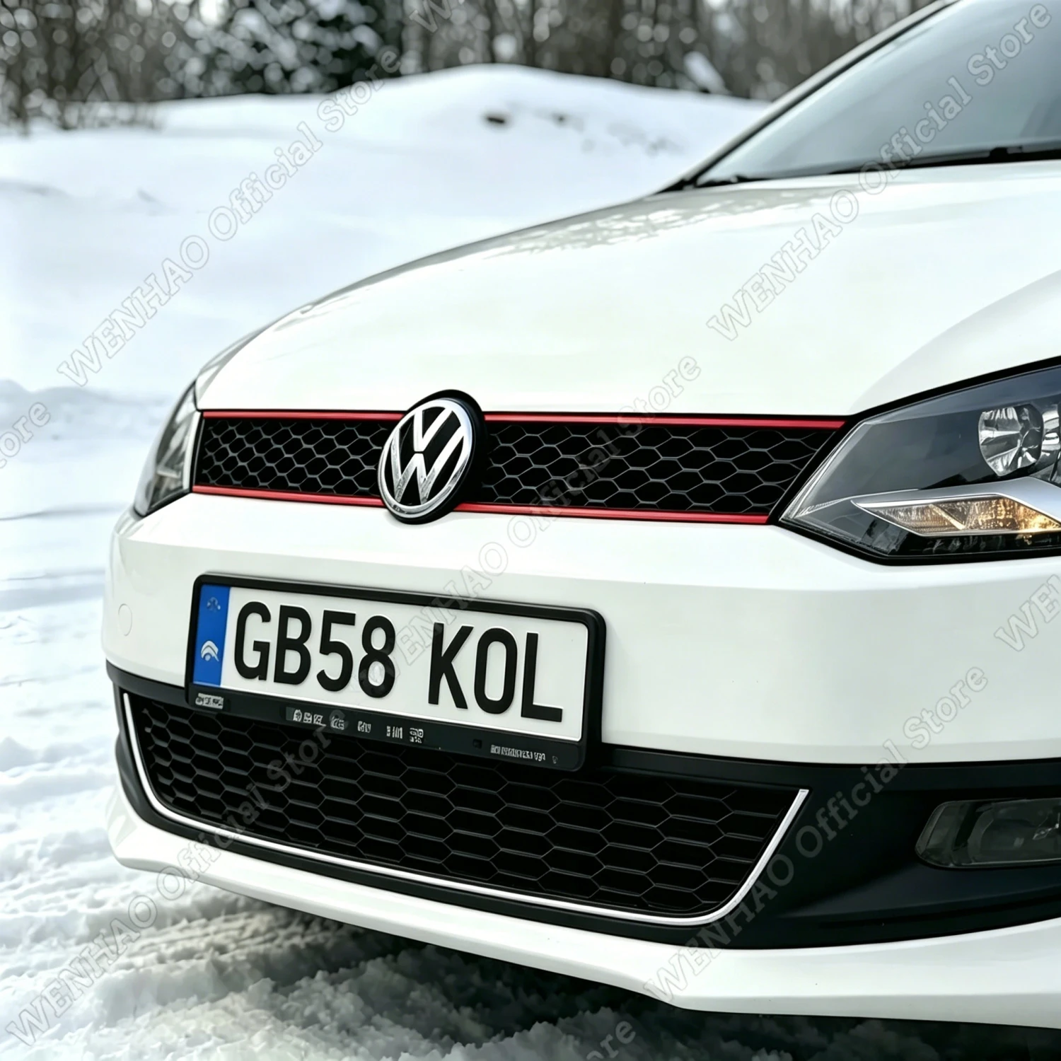 Volkswagen POLO（6R系）GTI フロントグリル GTI Style Car Front Bumper Racing Grills For Volkswagen VW POLO 6R