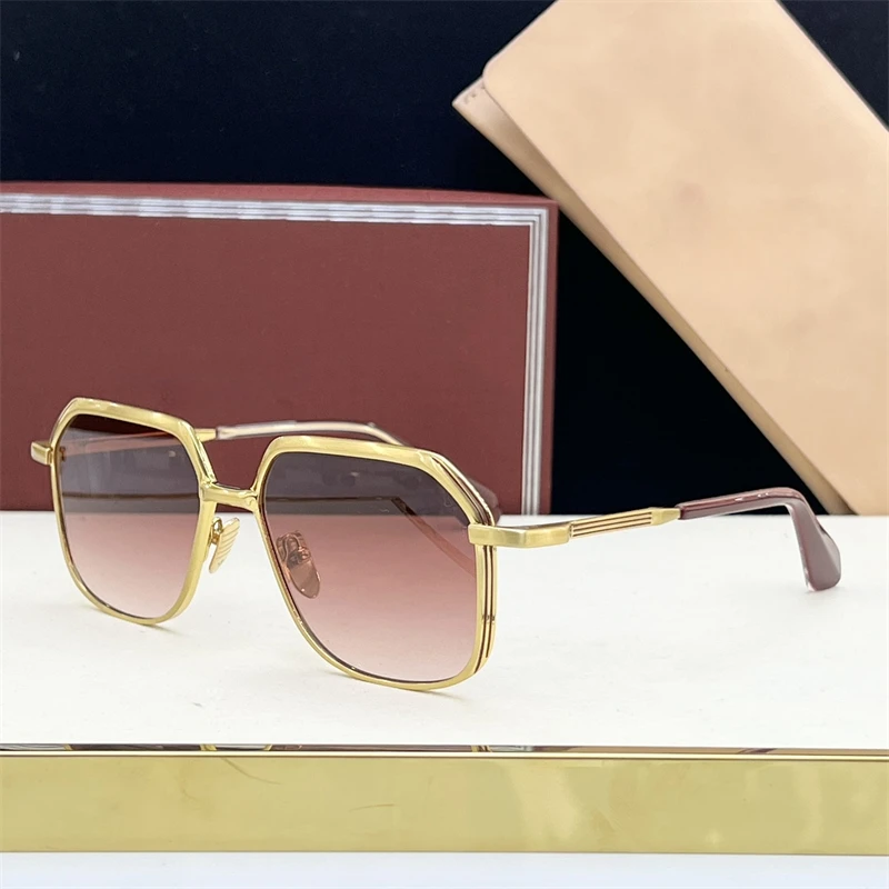 Alloy Unisex Square Metal  Men's Sunglasses AIDA  Popular Sunglasses man Stylish women's eyepieces Luxury Woman Sunglasses