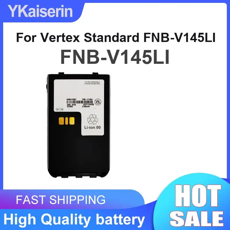 Walkie-Talkie Battery Good Low-Temperature Performance 2100mAh For Vertex Standard Fnb-V145LI