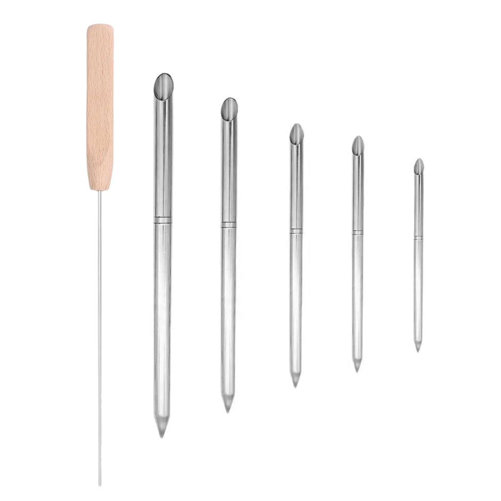 

Dog Rope Braiding Tool Outdoor Camping Tent Rope Splicing Tool Set Steel Needle Stainless Steel Push Rod Boat Rope Knotting Tool