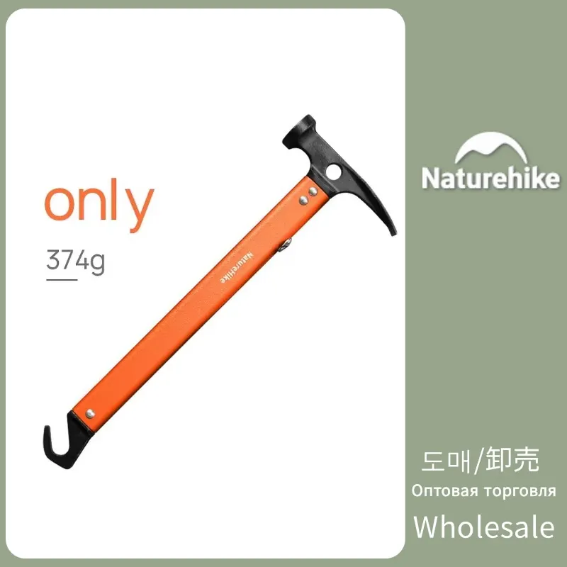 

Naturehike Multifunctional Hammer Outdoor Camping Portable Ultralight Aluminium Alloy Tent Tool Hammer Travel Camping Equipment