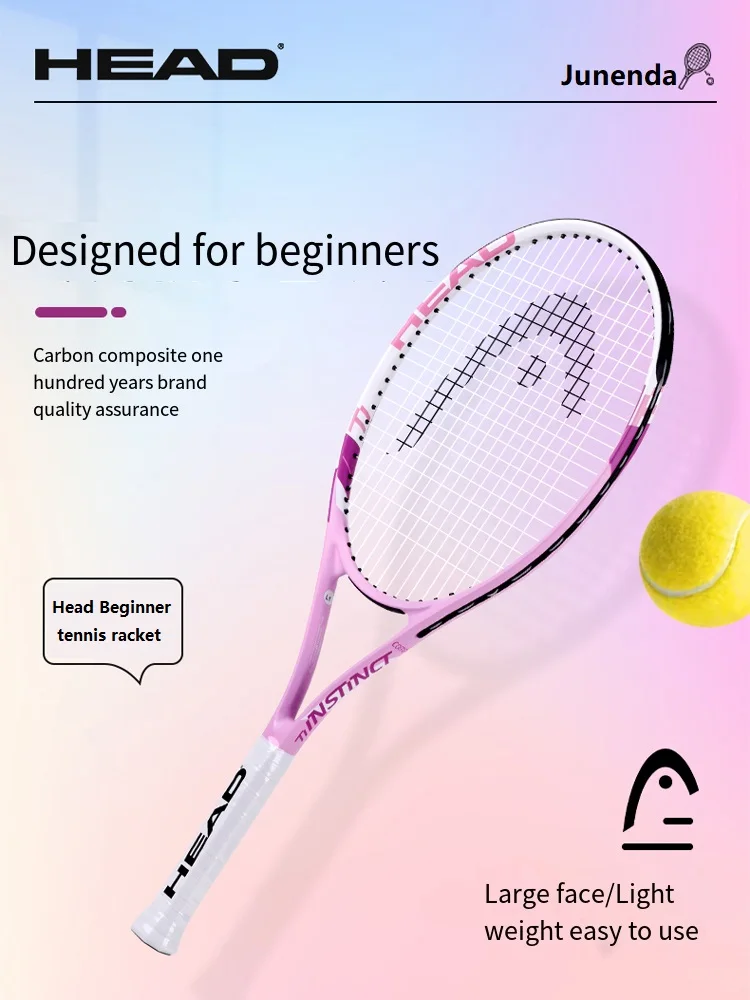 2024 HEAD Original New Tennis Racket Carbon Tennis Padel High Resilience Rackets Professional Men Women Beginners Tennis Rackets