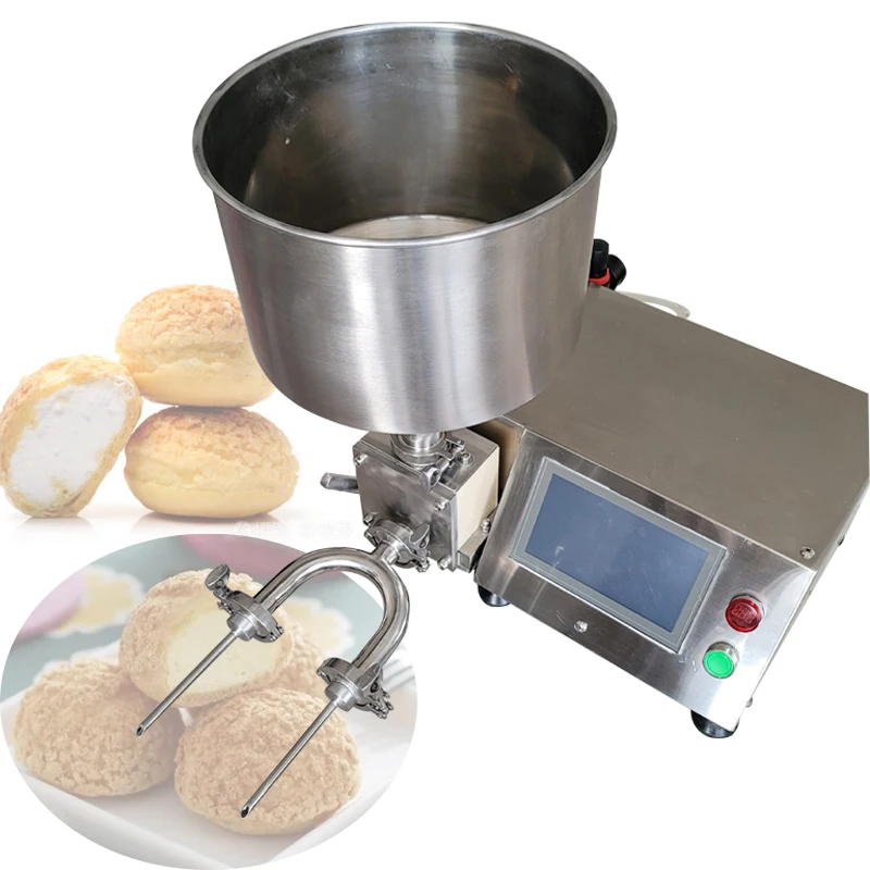 Automatic Cream Filling Machine Stainless Steel Household Commercial Electric Puffs Butter Honey Jam Core Injection Machine