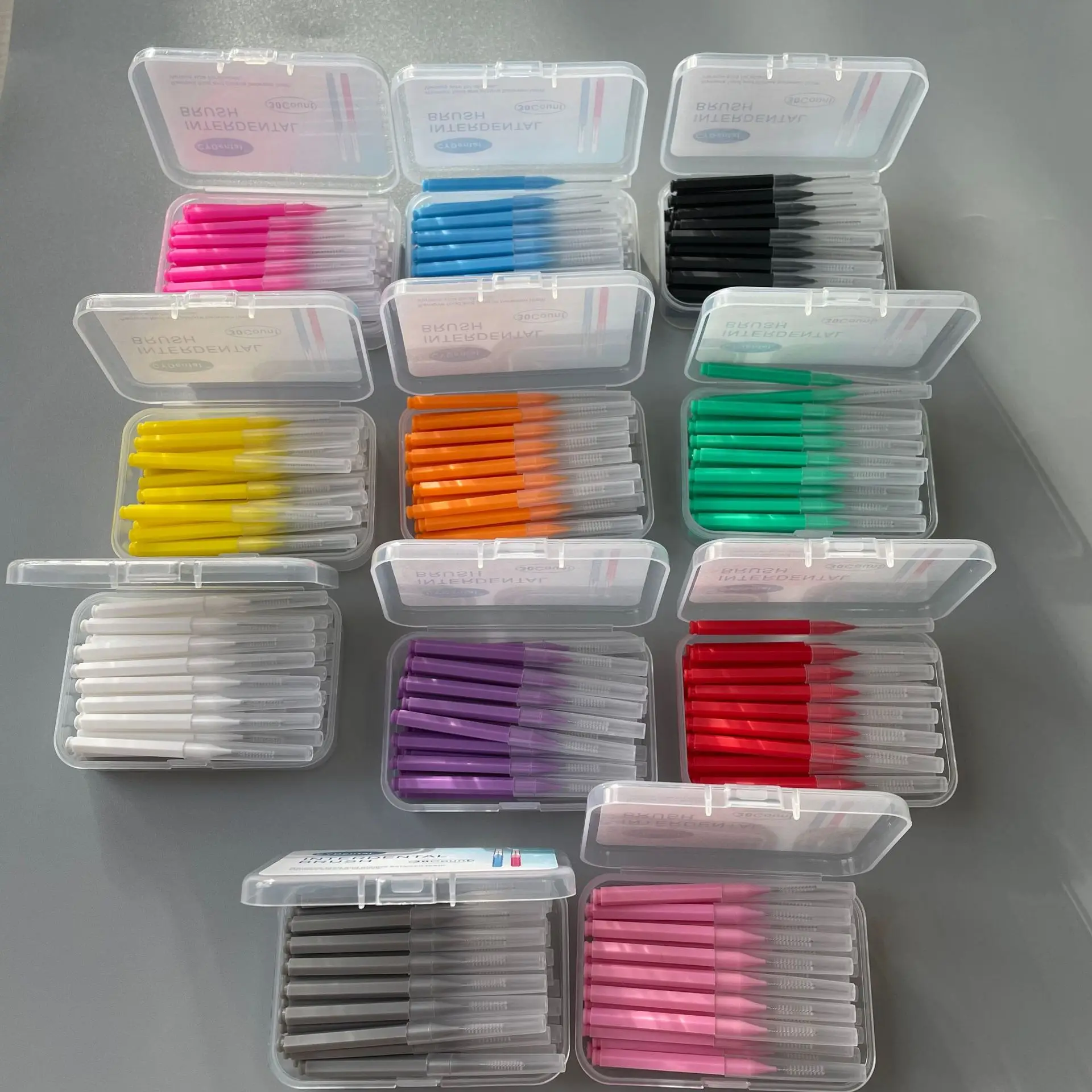 5x30Pcs/Set Interdental Brushes Health Care Teeth Whitening Interdental Cleaners Orthodontic Dental Tooth Brush