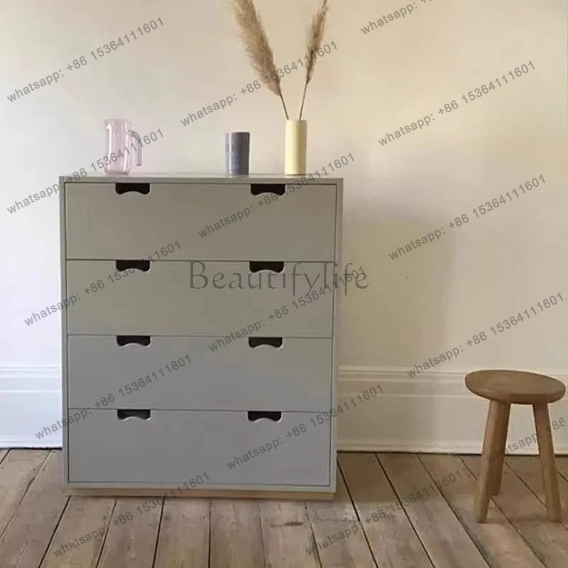 Factory Direct.Piano paint drawer cabinet modern simple storage cabinet customization
