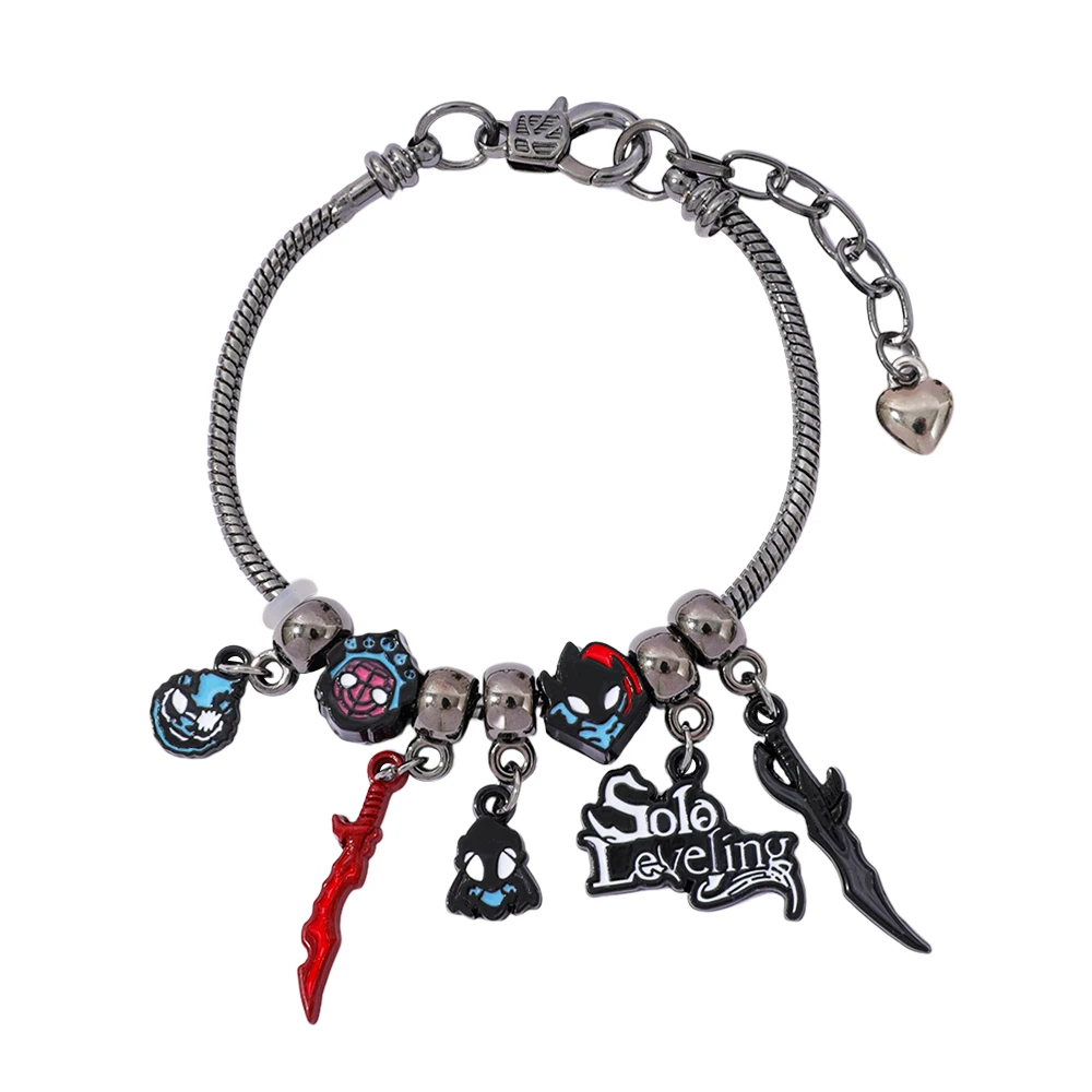 Bracelet de personnage d'anime de mise à niveau Solo, accessoire de cosplay à la mode, bracelet mignon pour garçons et filles, cadeau d'anniversaire