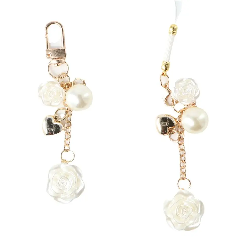 

Jewelry Keyring Mini Phone Charm Cute Flower Phone Lanyards Flower Phone Pendant Smart Phone Strap Rose Flower Phone Strap