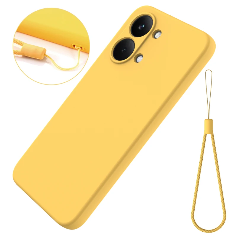 

Чехол для Xiaomi POCO X8 Pro X8 Pro Max, мягкий, премиум-класса, из жидкого силикона, с флокированным покрытием внутри, для Poco X8 Pro