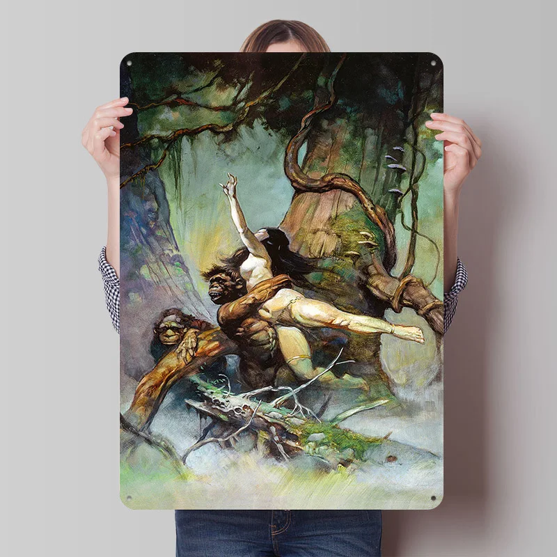 Plaque en étain « Princesse Captive », affiche personnalisée, art mural rétro, panneaux métalliques vintage pour la décoration esthétique de la chambre et des accessoires de bar