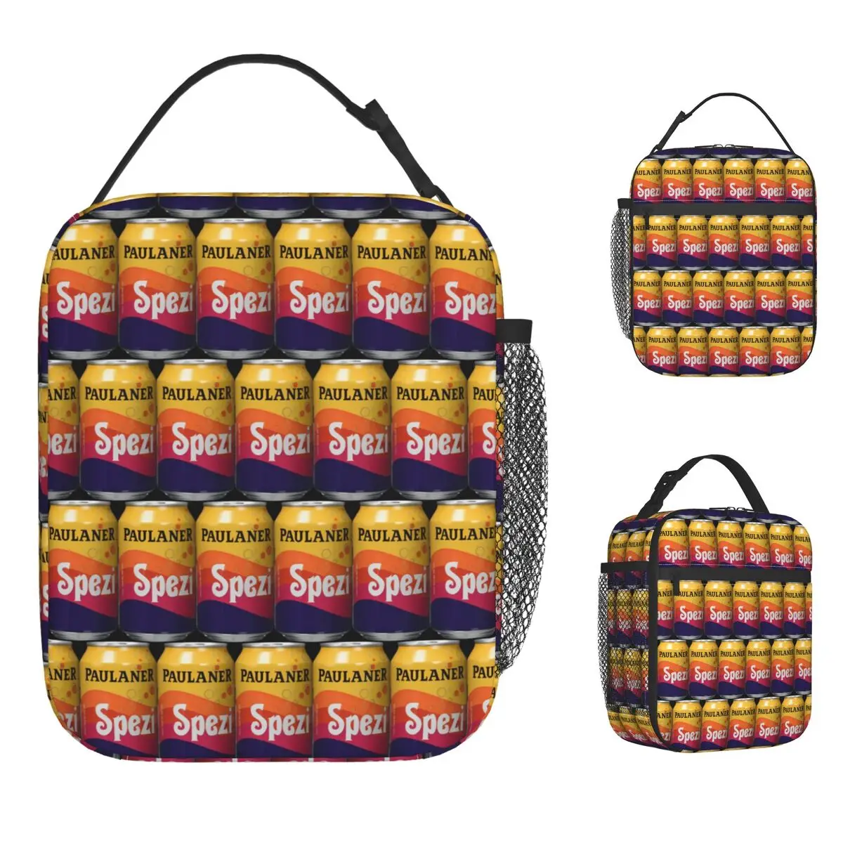 

Paulaner Spezi Logo Lunch Bag Picnic Lunch Box For Adult Funny Print Thermal Lunch Bags Oxford Portable Insulated Cooler Bag