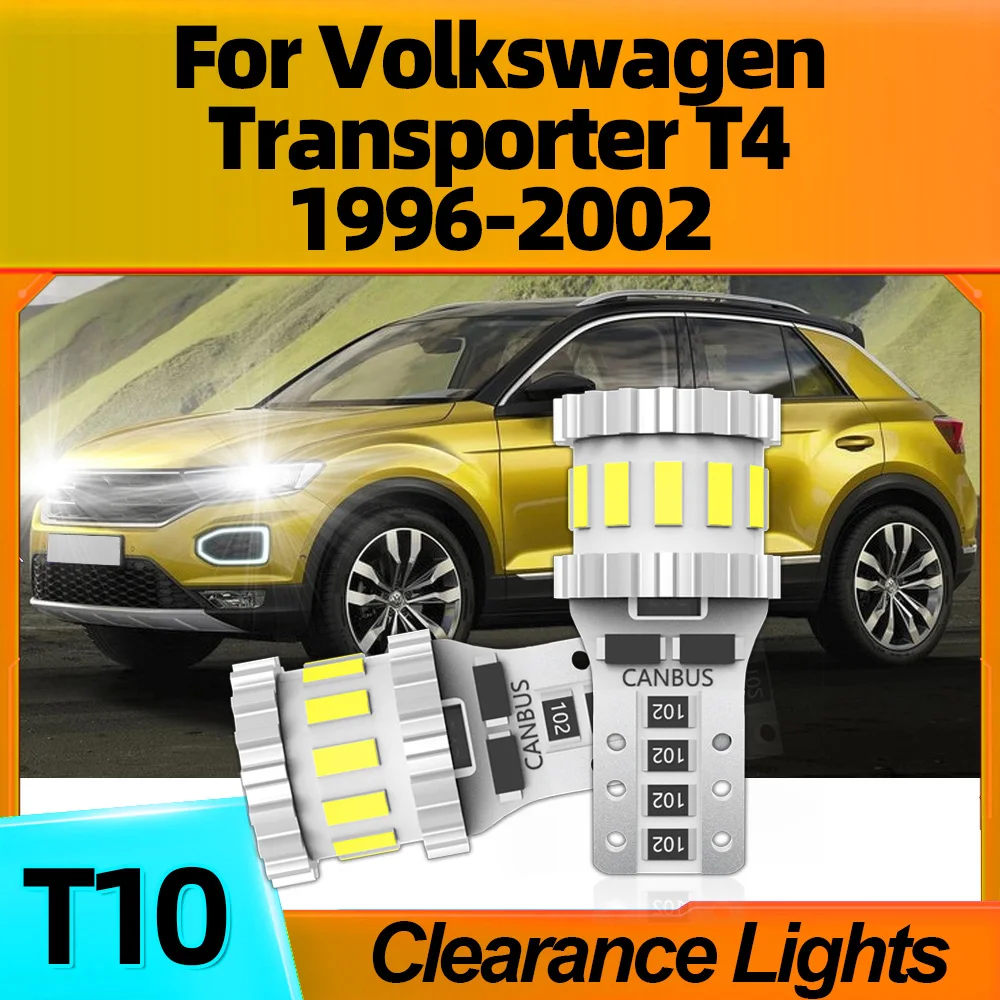 

2Pcs Car LED Bulb T10 W5W Clearance Lights Lamps Plug-N-Play For Volkswagen Transporter T4 1996 1997 1998 1999 2000 2001 2002