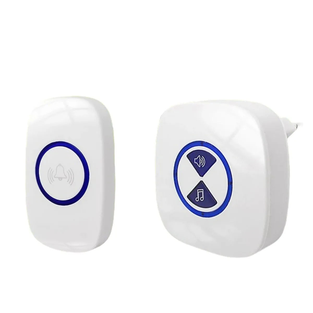 

Беспроводной 433 МГц Rf уличный дверной звонок 100 м водонепроницаемый дверной звонок передатчик переменного тока 110 В 220 В ЕС Великобритания США приемник дверной звонок для Smart Hom