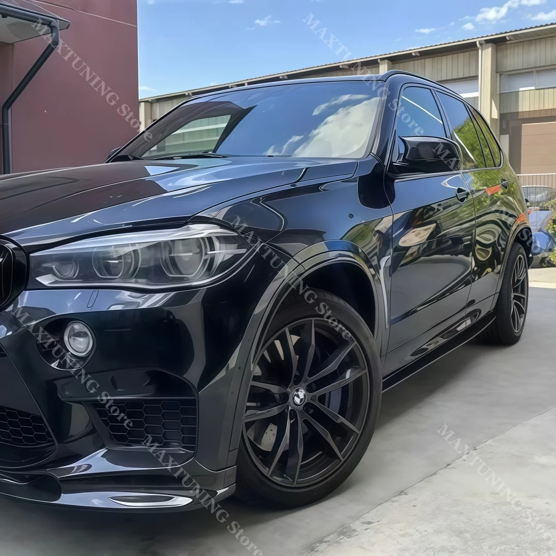 For BMW F15 X5 F85 X5M F16 X6 F86 X6M 35d 35i 40i 50i 2014-2019 High Quality MP Style ABS Car Side Skirt Panels Spoiler Body Kit