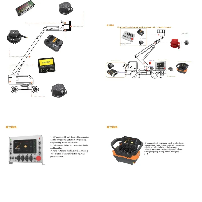 Integrated Automated Control Modules for Vehicle-Mounted Aerial Work Platforms Smart Electrical Construction Machinery Parts