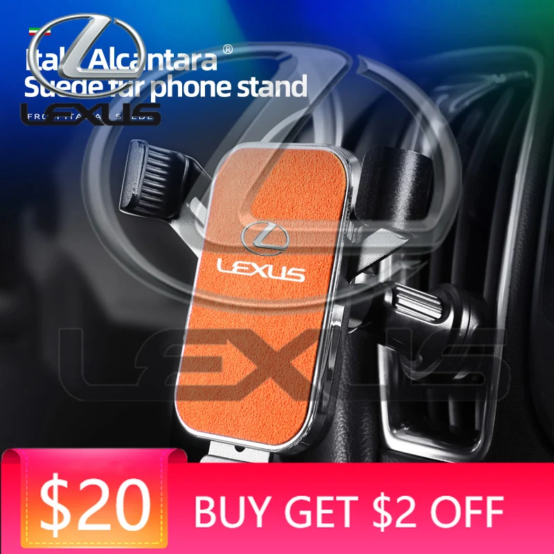 Suporte de Celular Automotivo para Saída de Ar com Emblemas para Lexus F SPORT CT ES GS NX IS250 CT200h IS300h ES300h ERX400h NX300