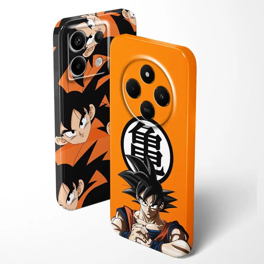 حافظة لهاتف Xiaomi Redmi Note 9 11 12 9T 10S 13 Pro Plus 9S 10 12S 14 غطاء هاتف صلب Dragon Ball Z Goku Style