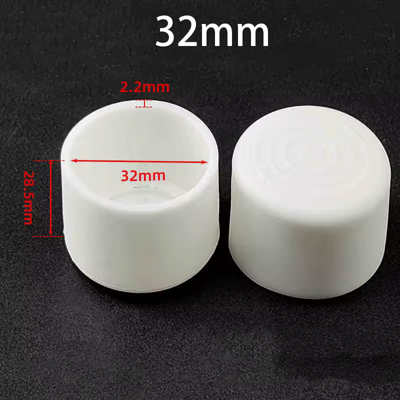 4-30Pcs PVC White Furniture Table Foot Tip Chairs Legs Pad Protector Cover Round/Square Pipe Plug Lid Tube Hole Protection Cap - Image 19