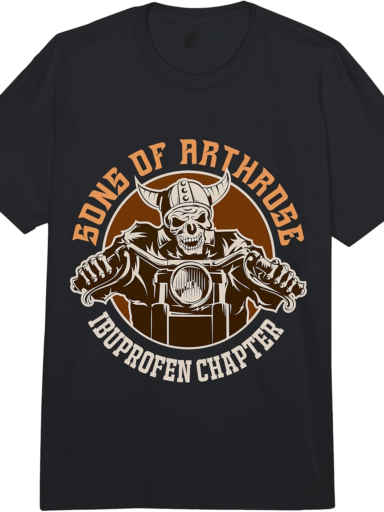 Son of Arthritis - Ibuprofen Chapter Motorcycle Rider Comfortable Adult T-shirt Men's T-shirt Fun Short Sleeve