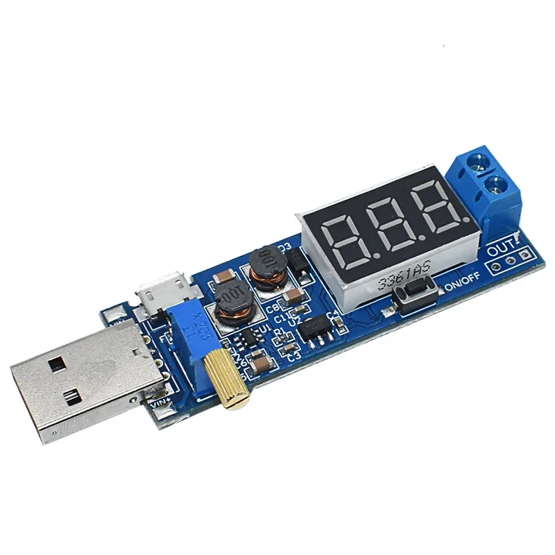2/5/10PCS  DC-DC 5V to 3.5V / 12V USB Step UP / Down Power Supply Module Adjustable Boost Buck Converter Out DC 1.2V-24V