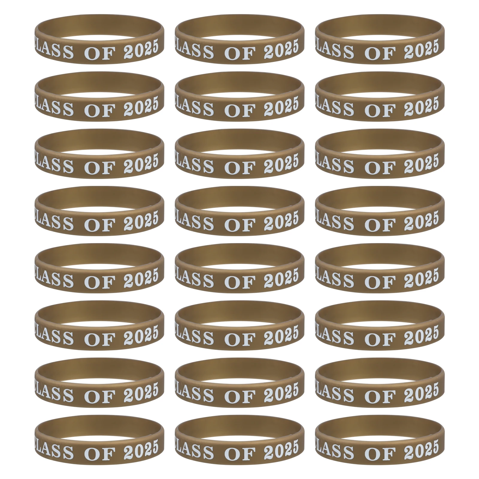 

24 Pcs Graduation Bracelets Class of 2025 Silicone Wristb s Party Favors Event Supplies Student Keepsake Gifts