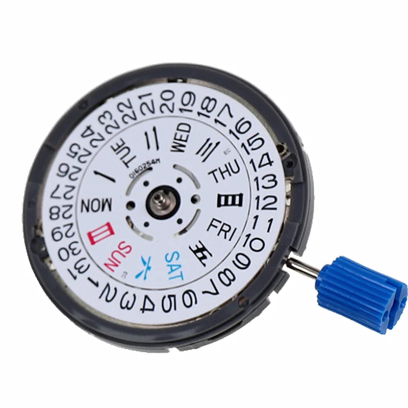 Putih Nh36a tiga titik kalender ganda pergerakan mekanis otomatis pada 3 At 3.8 untuk Skx007 jam MODs perbaikan Dial NH36