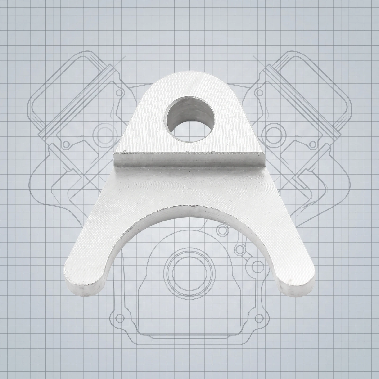 Oil Pickup Tube Brace Aluminum Oil Pickup Tube Girdle Engine Part Long-Lasting Corrosion-Resistant for Mechanics