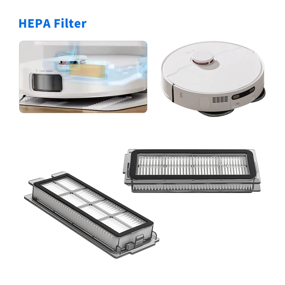Accessories For JONR P20 PRO T5 PRO Vacuum Cleaner Main Roller Brush Side Brush HEPA Filter Mop Cloth Dust Bag Parts