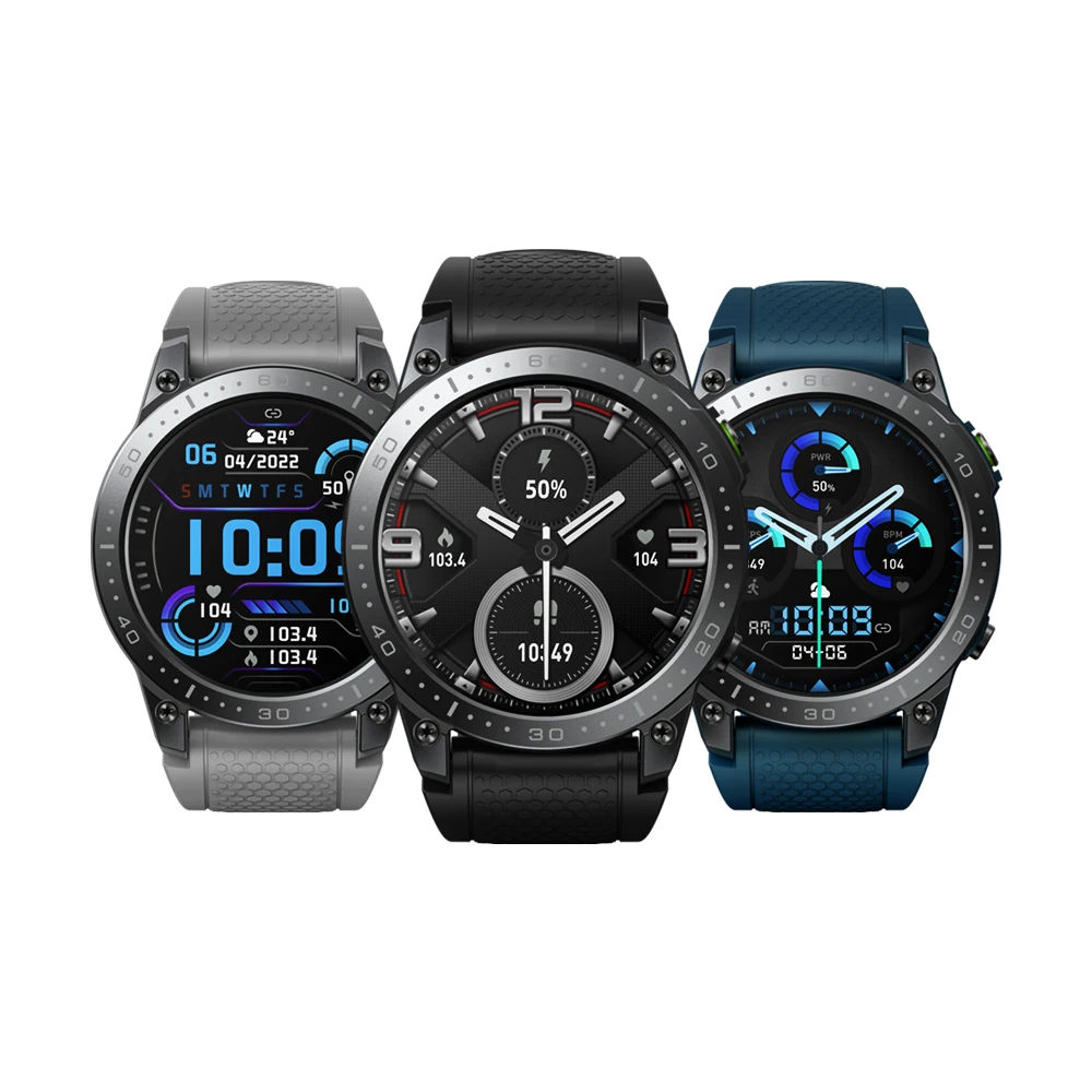 Zeblaze Ares 3 Pro Smart Watch Ultra HD AMOLED Display Voice Calling 100+ Sport Modes 24H Health Monitor Smartwatch