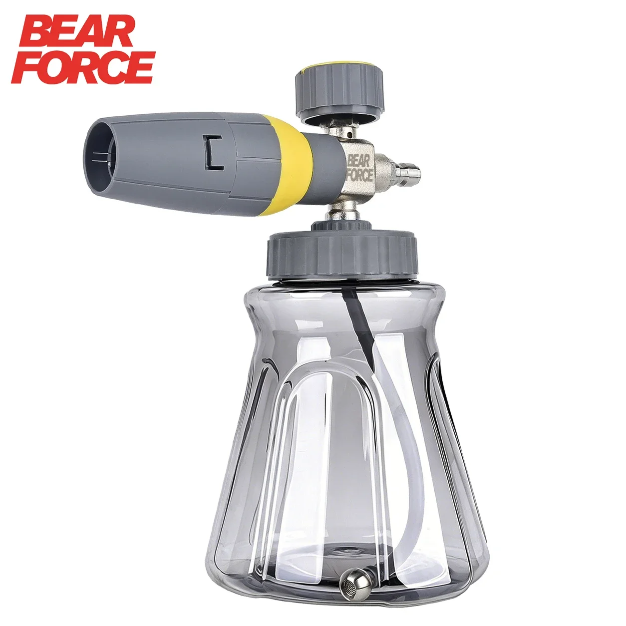 BEAR FORCE Premium Schaumkanone, Schaumgenerator, Hochleistungs-Schaumlanze, Seifensprüher mit 1/4" Schnellkupplung für Hochdruckreiniger – Detail 2