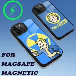 Games F-Fallout S-Shelter Phone Case For iPhone 15,14,13,12,11,Plus,Pro,Max Mini Magsafe Magnetic Wireless Charging