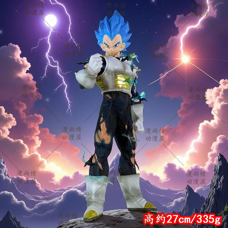 

[В наличии] Dragon Ball Аниме-игрушка Lx Blue Hair Vegeta Iv Super Saiyan 27 см Gk Фигурка Модель Коллекция Орнамент Подарок на день рождения для мальчика