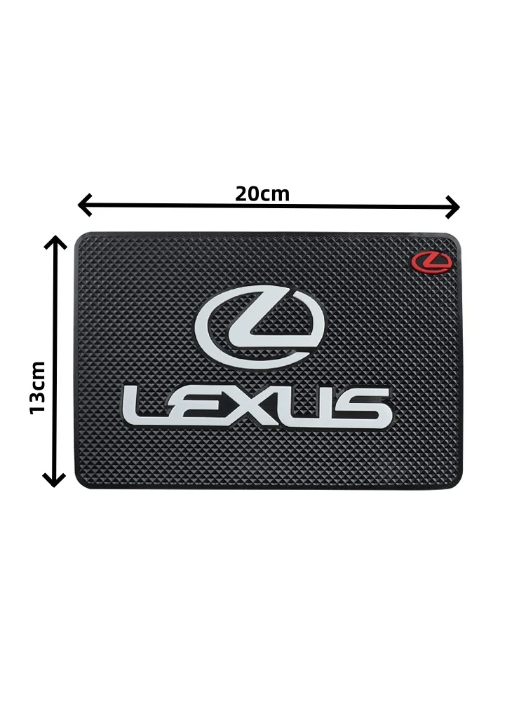 1Pcs Car Dashboard Non-Slip Mat PVC Silicone Anti-Slip Pad For Lexus F SPORT ES RX NX LS UX LM LX GX LC RZ IS CT GS RC HS SC TX