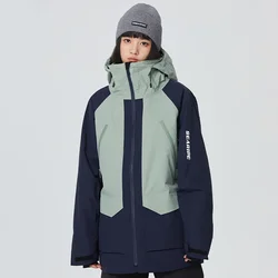 2025 Winter New Ski Jackets Waterproof Hooded Men Outdoor Sport Woman Skiing Snowboard Coats Warm Motorcycle Snowmobile Clothes