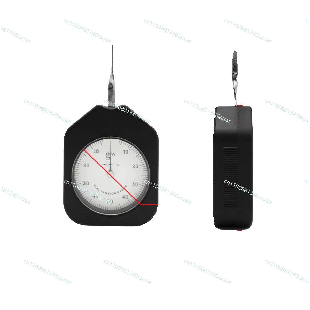 

Transverse Tensimeter Pointer Handheld HTS Single Needle HTD Double Needle 5N Grammeter 500G Tensimeter
