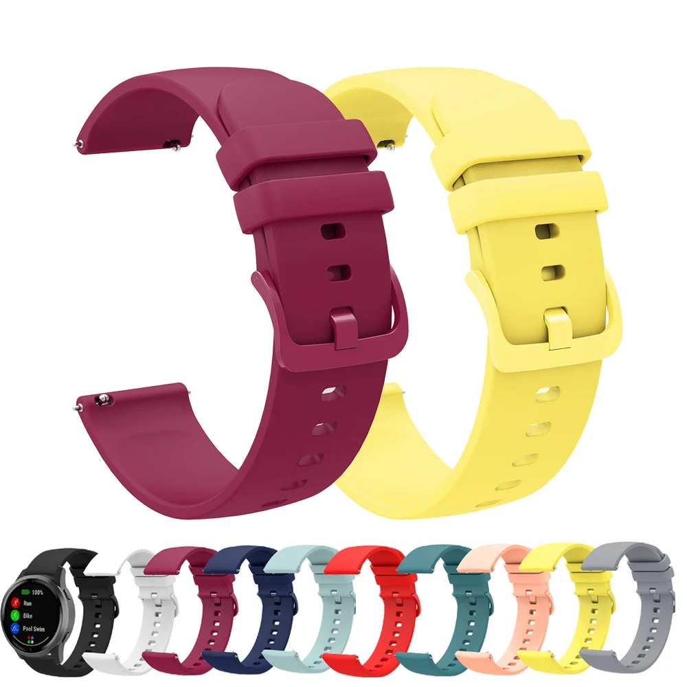 22Mm Silicone Strap…