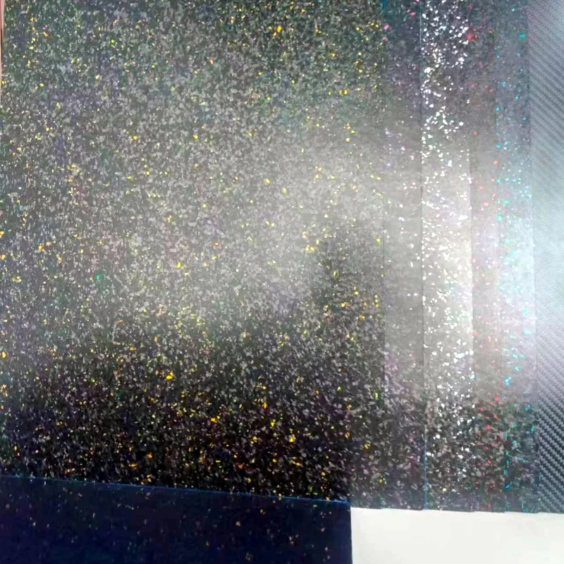 Kute włókno węglowe CFK Arkusz z włókna węglowego Marmurowa tekstura Powierzchnia Czerwony Bule Żółty Obróbka CNC Usługa niestandardowa