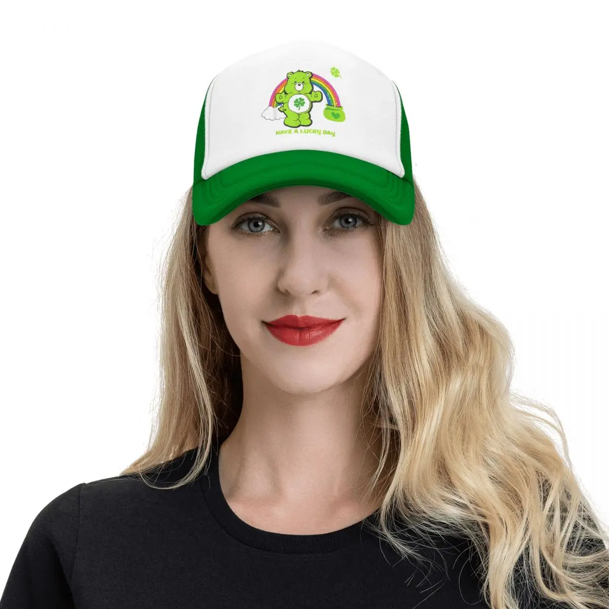 Care Bears Have A Lucky Day Czapka z daszkiem Mężczyźni Kobiety Outdoor Trucker Hat Kapelusze Oddychające Snapback Caps Fishing Hat New Hat