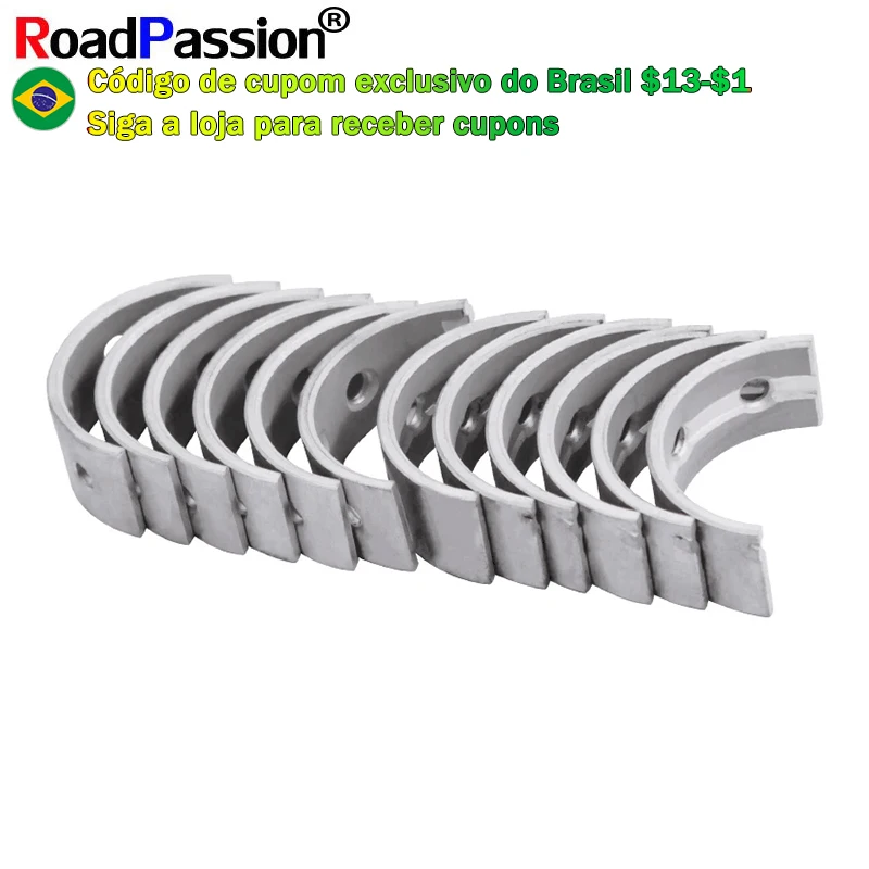 12 peças de motocicleta rolamento do eixo do virabrequim principal para kawasaki zrx400 zx400k ZZ-R400 zzr400 zzr600 zx zrx zzr 400 600
