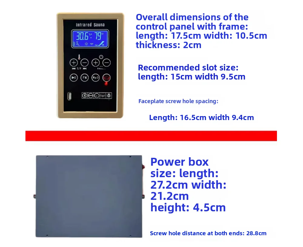 High Power Sauna Steam Room Thermostat LCD Intelligent Controller for Health Energy Cabin