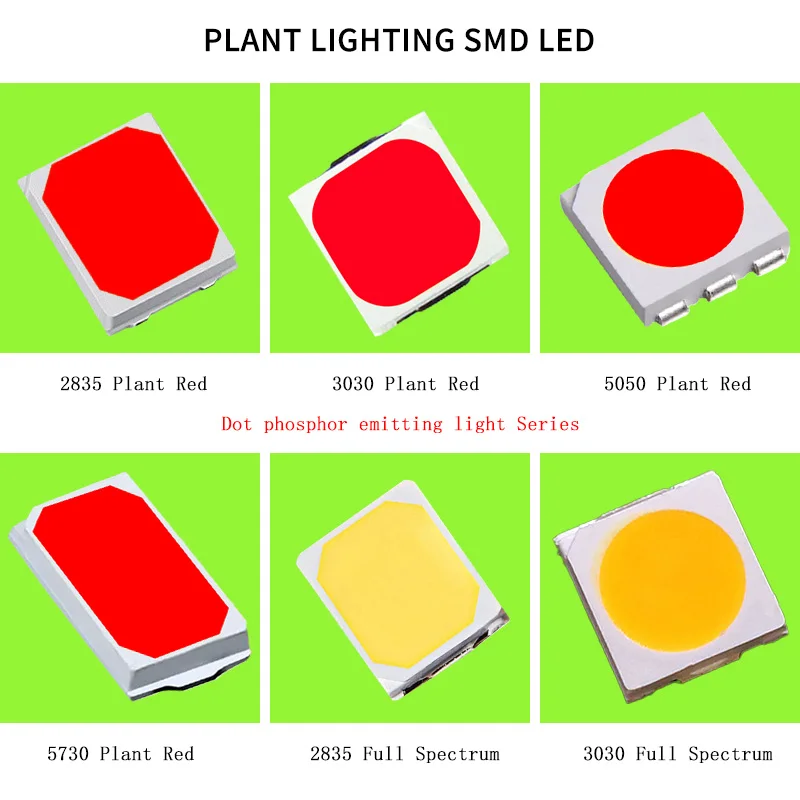 2835 3030 5050 5730 Plant Growth SMD LED Series Lamp Beads Plant Red Plant Blue Full Spectrum