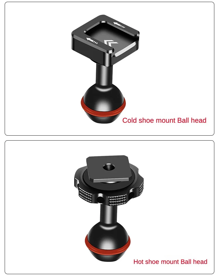 Minitor Magic Arm Dual Head 20 mm Kugelkopf NATO-Klemme Kaltschuhhalterung 1/4 Schraube für DSLR-Kamerakäfig Fülllicht LED-Mikrofonhalterung – Detail 11
