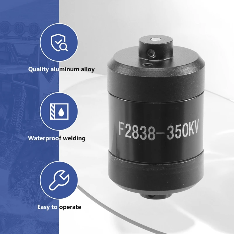 Underwater Brushless DC Motor F2838 350KV 3-4S 2.4KG Thrust 150W IP28 Waterproof for RC Boat Thruster ROV