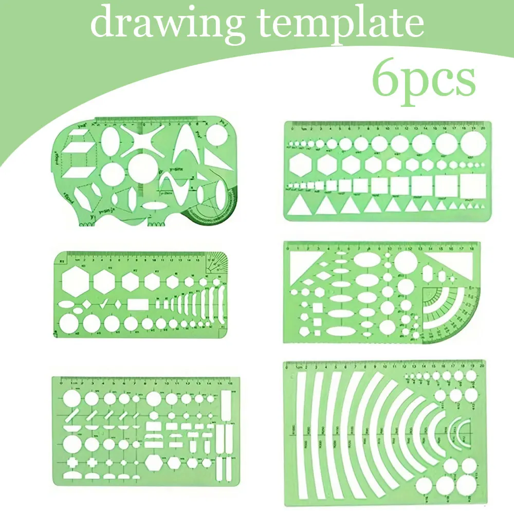 

Geometry templates, drawing templates, architecture, office, design and construction measuring tools, building templates.