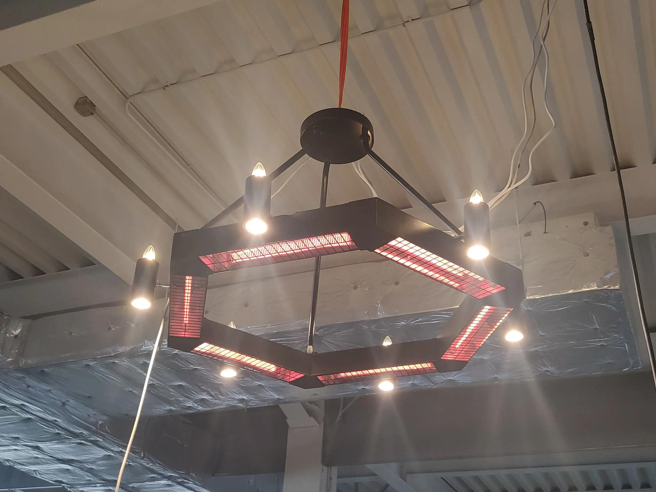 سخان كهربائي للتدفئة ذو مساحة كبيرة، جهاز تحكم عن بعد، تحكم مريح #6