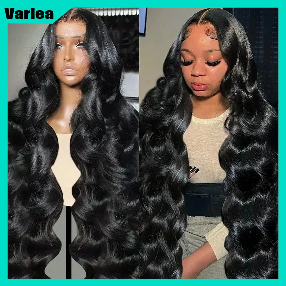 Varlea 200% Density 40 Inch 13x4 Hd Lace Frontal Wigs Body Wave Black Wig 13x6 Hd Lace Frontal Wig Loose Body Wave Brazilian