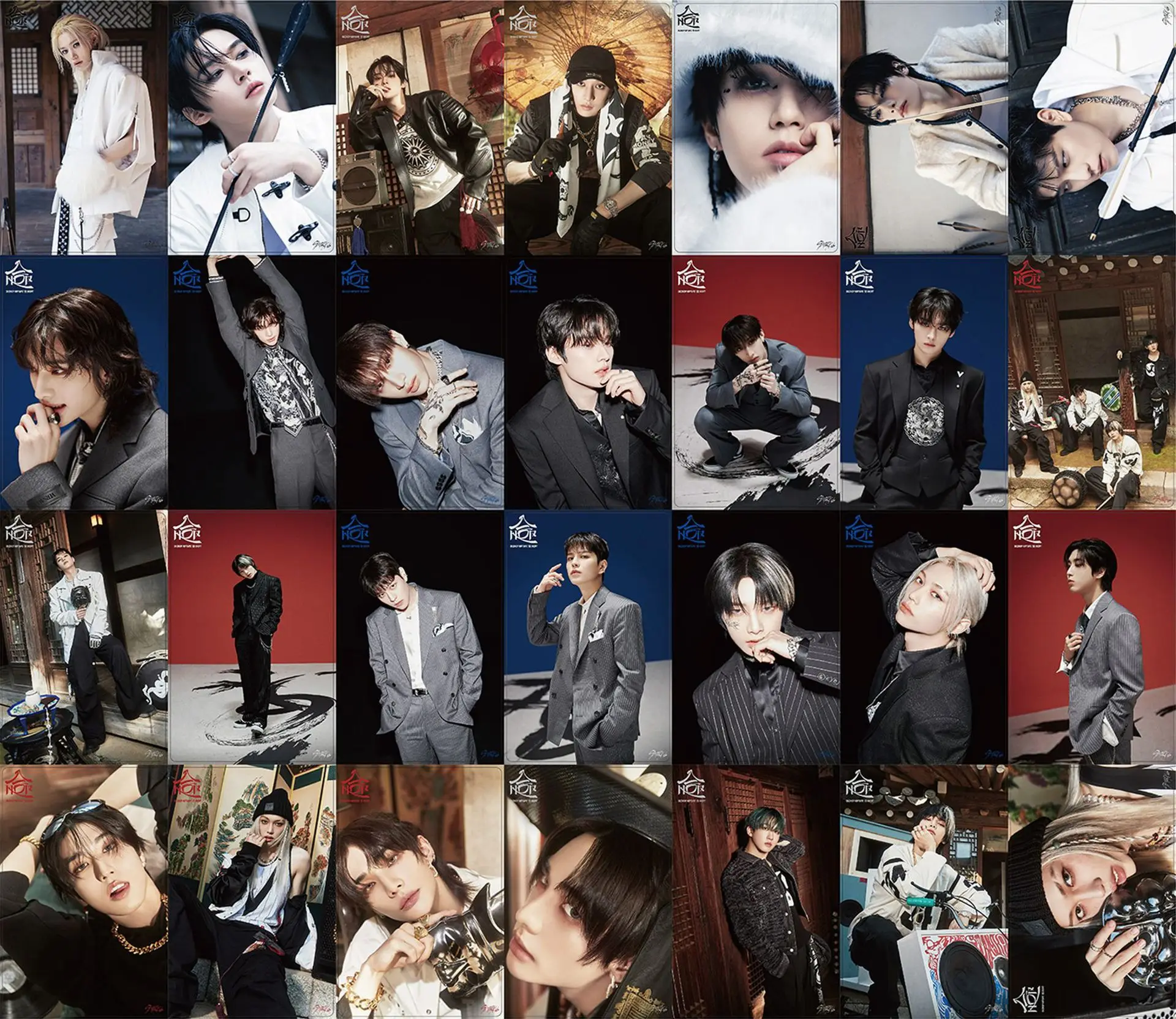 

55 шт. StrayKids LOMO-карта skzoo, новый альбом в сочетании с небольшой открыткой HOP, товары для знаменитостей, коллекционная карта Huang Xuanchen