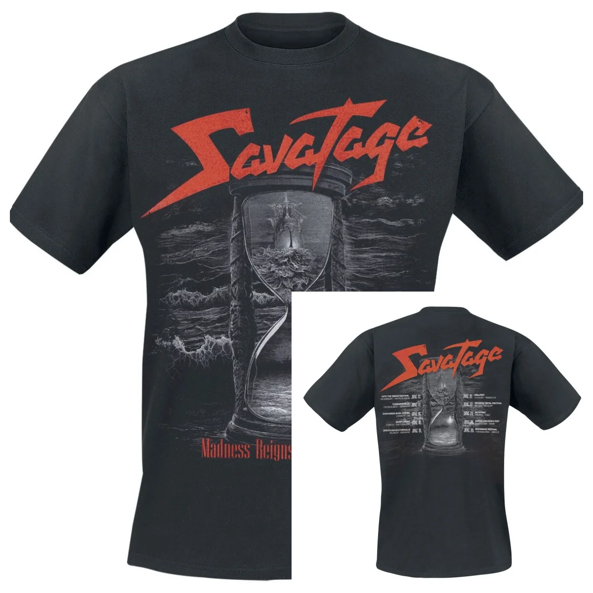 Hot Savatage Graphic Cotton Band T-shirt Unisex Summer Short Sleeve Fashion Brand Tee Luxury Casual Vintage Tees
