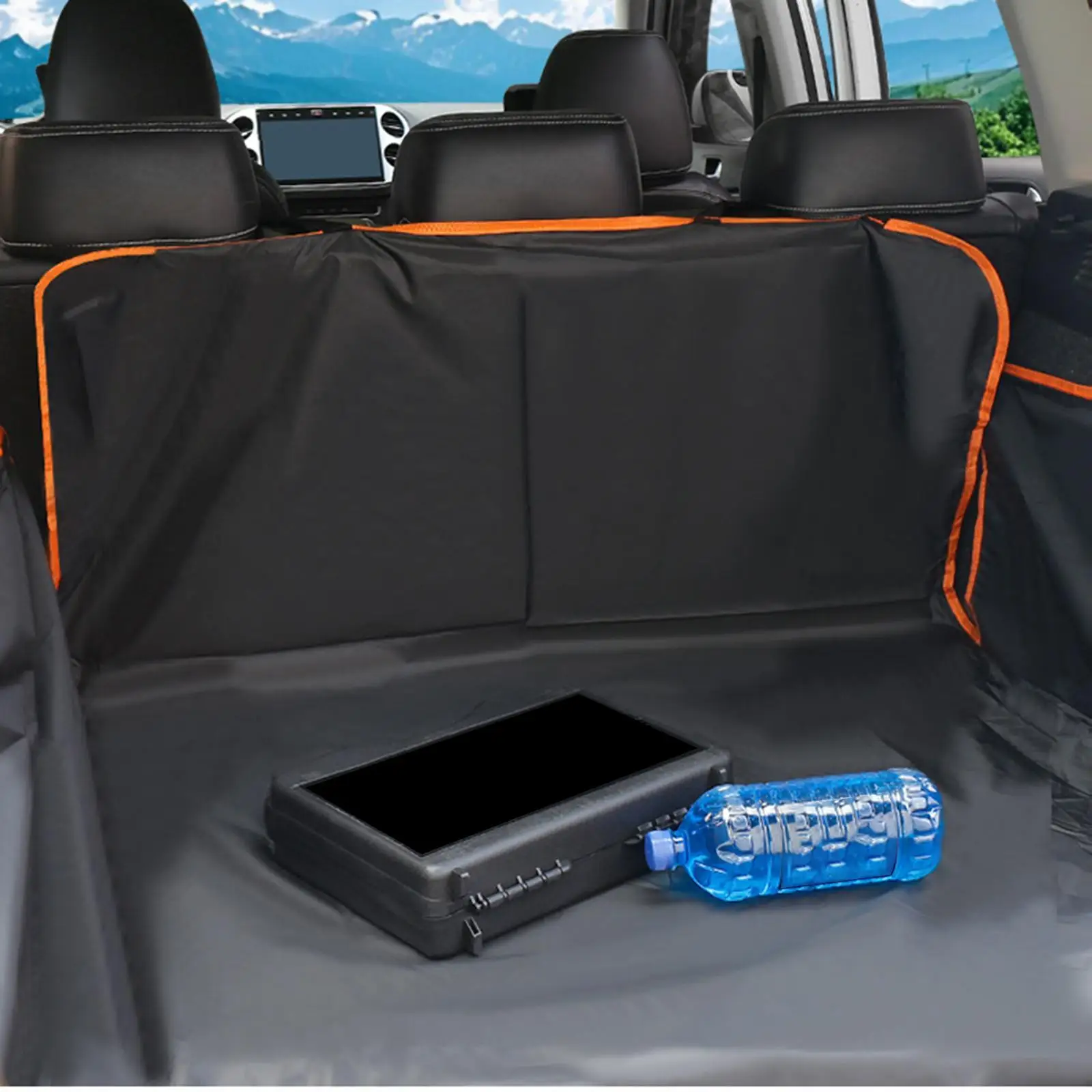 

Защита багажника для домашних животных, универсальное безопасное крепление, водонепроницаемая подкладка, грузовой вкладыш