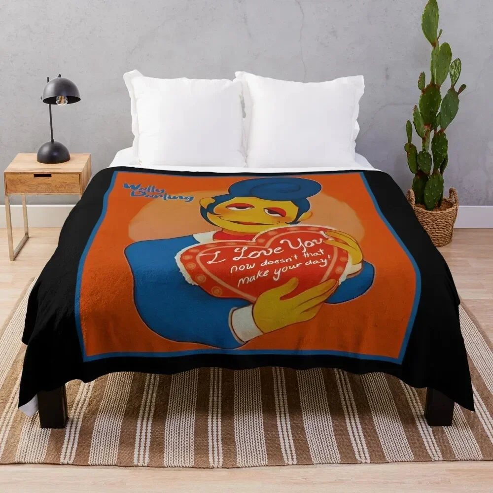 

Wally Darling Throw Blanket Anti Shedding Soft Fuzzy Blanket for Home